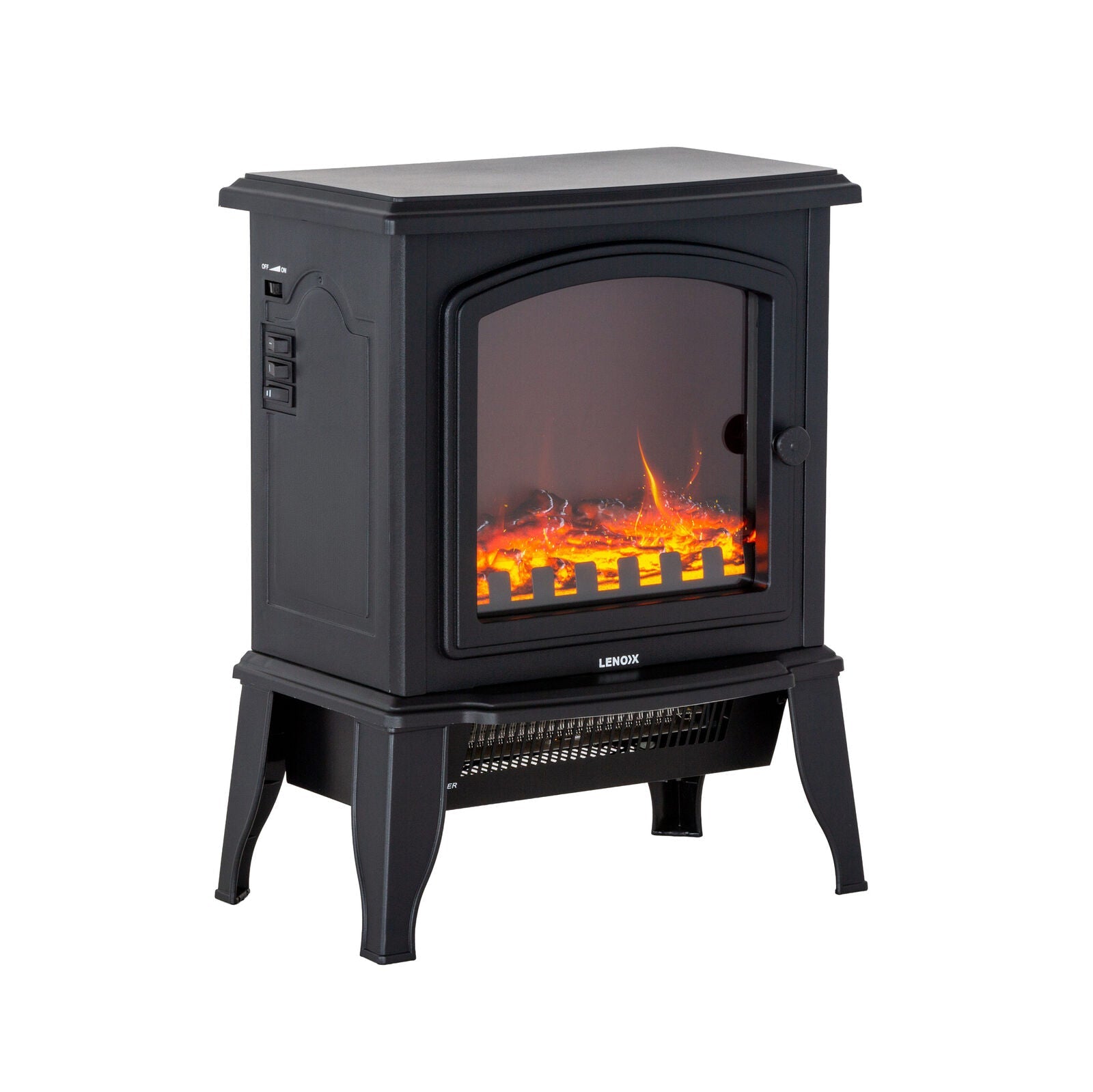 Electric Fireplace Heater 2000W Log Flame | Home & Living - 4
