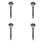 Lenoxx Wireless Solar-Powered Mosquito Killer Lamp (4-Piece, Black)