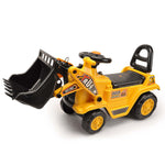 Ride-On Children'S Digger (Yellow) W/ Interactive Gear Stick & Scoop