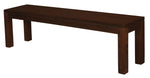 Solid Mahogany Timber Bench (Chocolate)