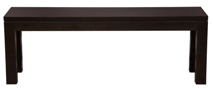 Large Solid Mahogany Bench (Chocolate)