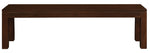 Large Solid Mahogany Bench (Chocolate)