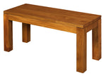 Solid Timber Bench 90 x 35 cm (Light Pecan)