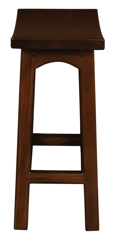 Timber Counter Stool Mahogany 46.0x30.0x70.0cm