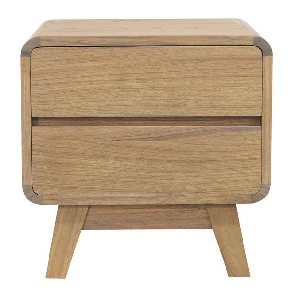  2 Drawer Bedside Table (Natural)