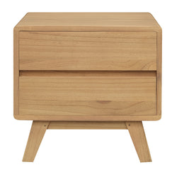 2 Drawer Bedside Table (Natural)
