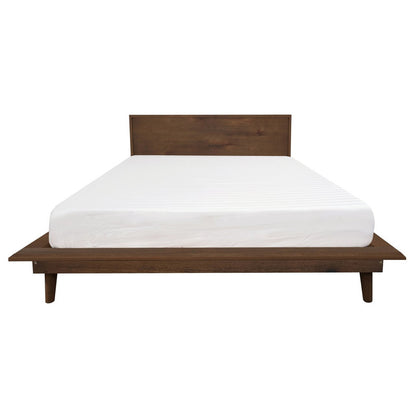 Gatsby Platform Queen Bed (Walnut) Slat Support Wooden Frame King