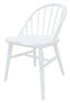 2x Solid Oak Dining Chair - (Black)