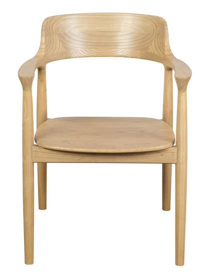Solid Oak Arm Chair (Natural)