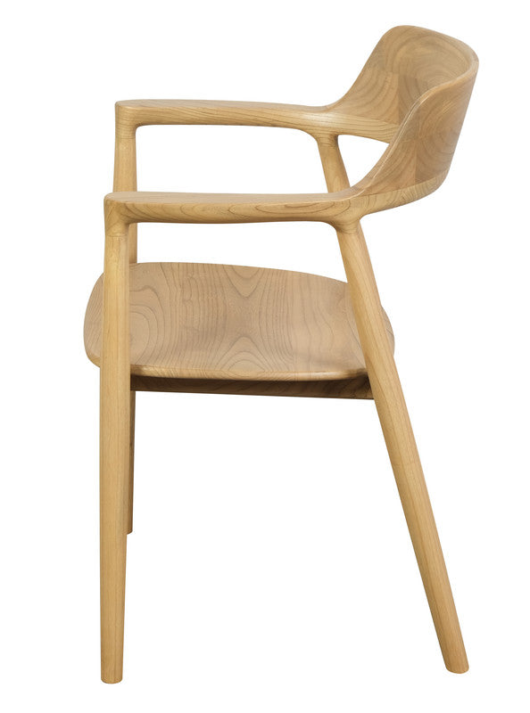 Solid Oak Arm Chair (Natural)