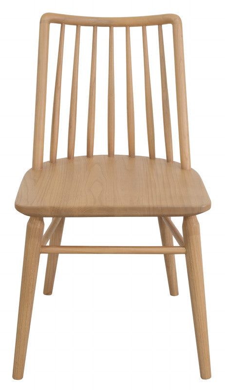 Solid Oak Dining Chair - Set Of 2 Natural/White