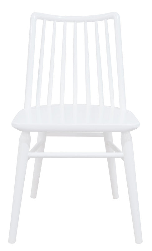 Solid Oak Dining Chair - Set Of 2 Natural/White