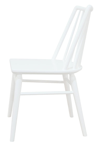 Solid Oak Dining Chair - Set Of 2 Natural/White