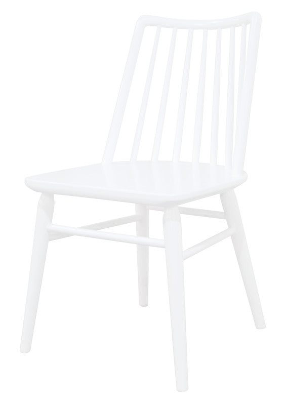 Solid Oak Dining Chair - Set Of 2 Natural/White