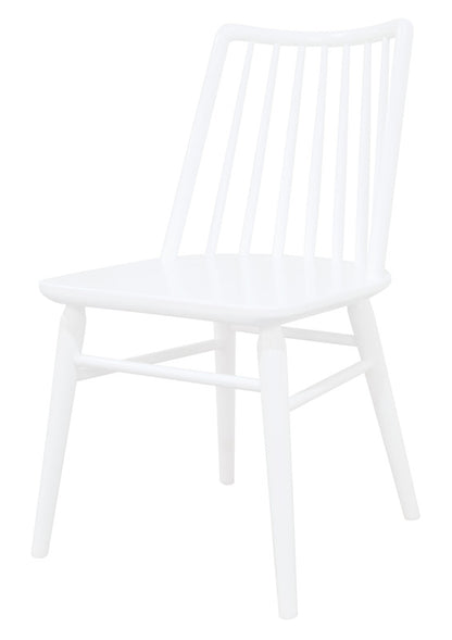 Solid Oak Dining Chair - Set Of 2 Natural/White
