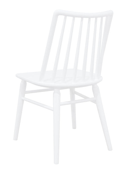 Solid Oak Dining Chair - Set Of 2 Natural/White