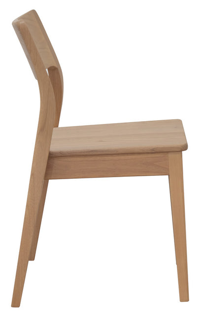 Providence Solid Oak Dining Chair - Set Of 2 Black/Natural