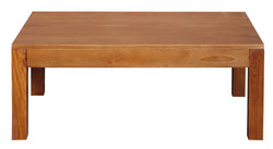 Solid Mahogany Timber Coffee Table (Light Pecan)