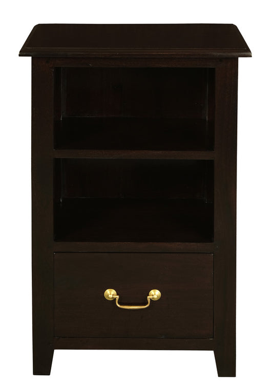 Tasmania 1 Drawer Solid Mahogany Timber Lamp Table (Mahogany)