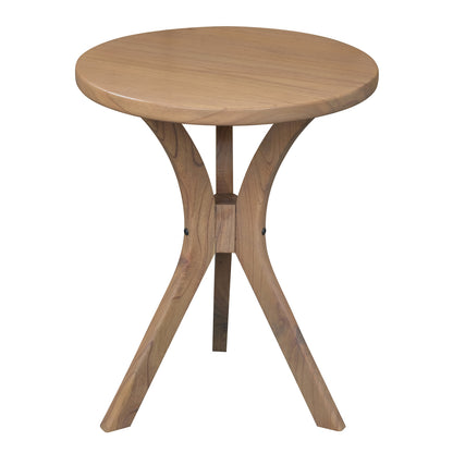 Round Side Table Large Natural Elegant Design