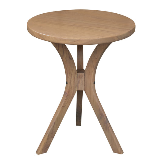Round Side Table Large Natural Elegant Design