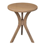 Round Side Table Large Natural Elegant Design