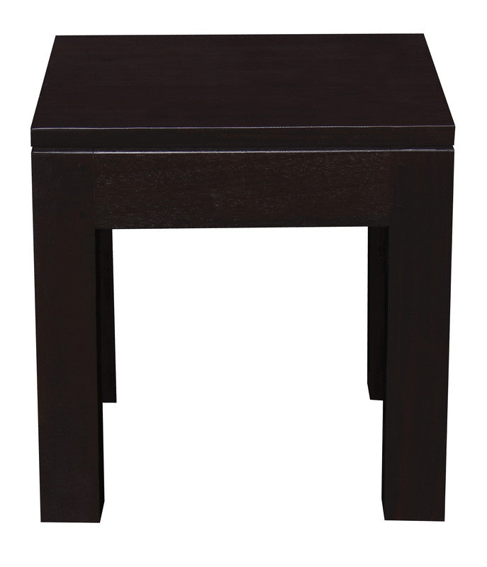 Solid Timber Lamp Table Light Pecan/Chocolate