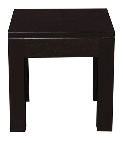 Solid Timber Lamp Table Light Pecan/Chocolate