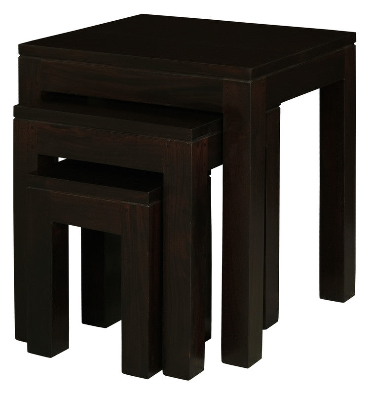 Amsterdam Nest of Table Set of 3 (Mahogany)