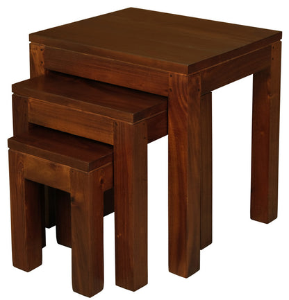 Nest of Table Set of 3 (Chocolate)