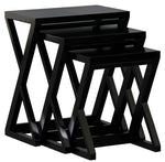 Nest of Tables - Set of 3 (Black)