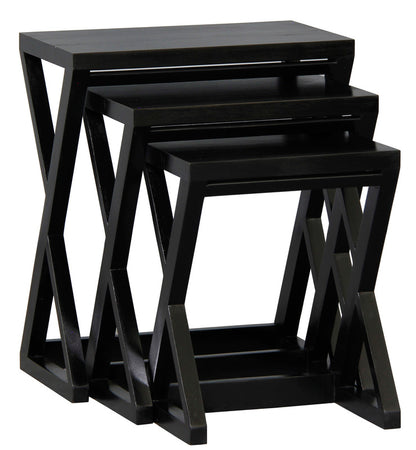 Manhattan Nest of Tables - Set of 3 (Mahogany)