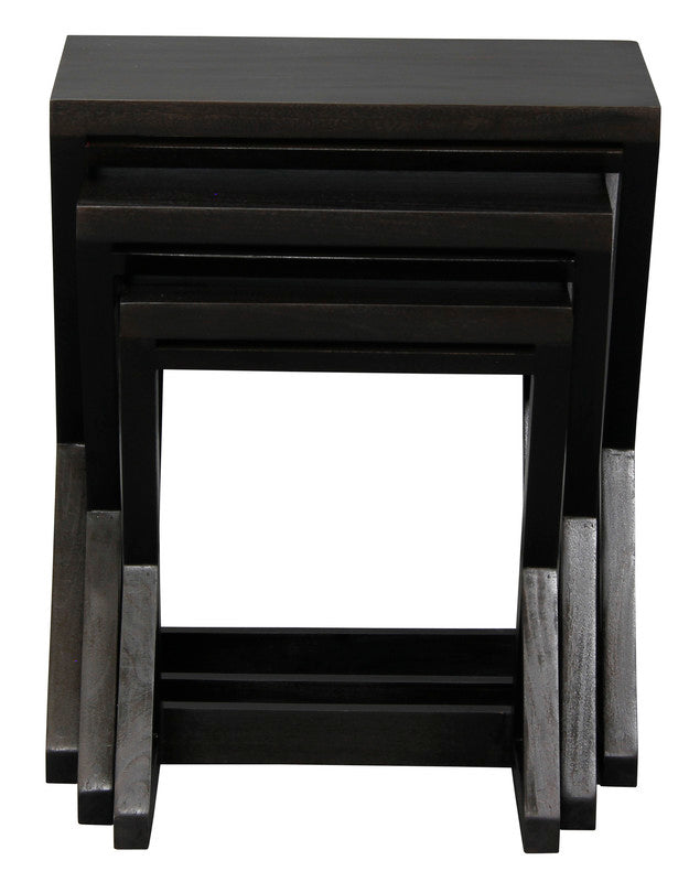 Manhattan Nest of Tables - Set of 3 (Mahogany)