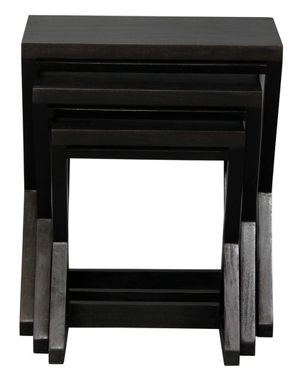 Manhattan Nest of Tables - Set of 3 (Mahogany)