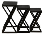 Nest of Tables - Set of 3 (Black)