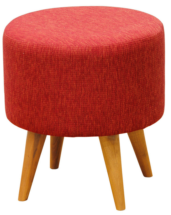  Round Ottoman (Cherry Red)