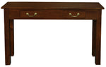 2 Drawer Straight Leg Sofa/Hall Table (Mahogany)