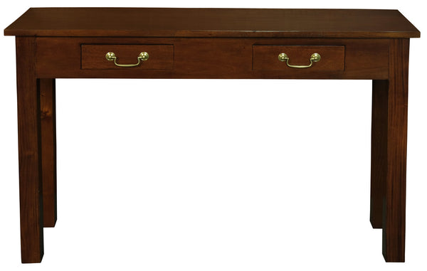 2 Drawer Straight Leg Sofa/Hall Table (Mahogany)
