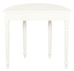 Turn Leg Half Round Sofa Table  (Black)
