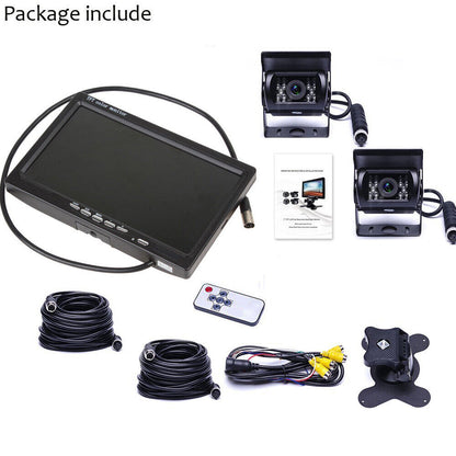 7'' Waterproof Reversing Monitor Kit For Truck And Caravan