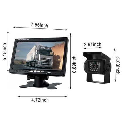 7'' Waterproof Reversing Monitor Kit For Truck And Caravan