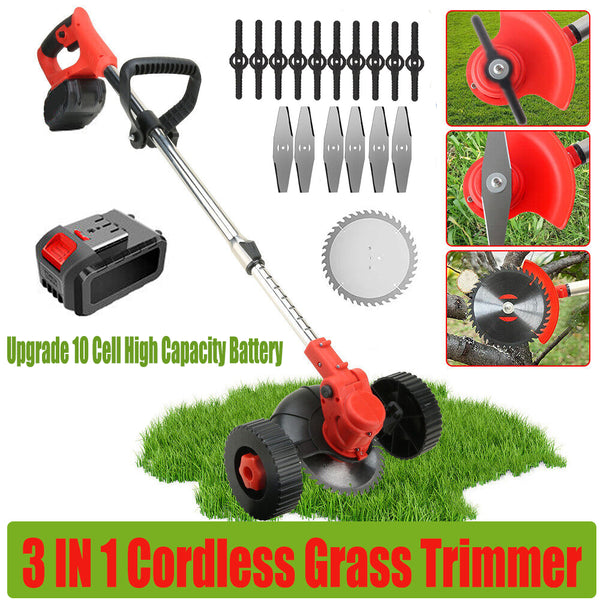  Cordless Grass Trimmer With 2 Batteries