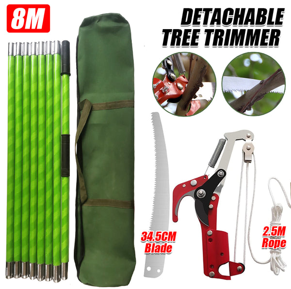  Detachable Pole Pruning Saw With Portable Storage Bag