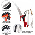 Detachable Pole Pruning Saw With Portable Storage Bag