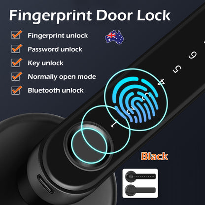 Smart Door Lock: Fingerprint, Bluetooth, App Access