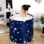 65X70Cm Folding Bathtub Portable Indoor Adult Spa Bath