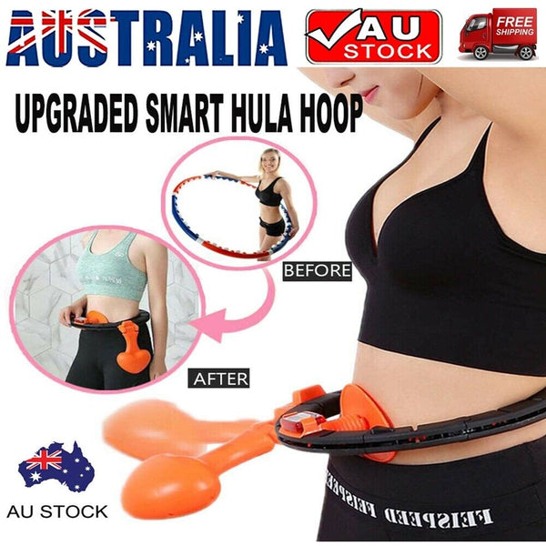  Smart Auto-Spinning Hula Hoop Weight Loss Exercise Lcd Au