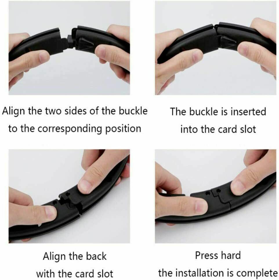 Smart Auto-Spinning Hula Hoop Weight Loss Exercise Lcd Au