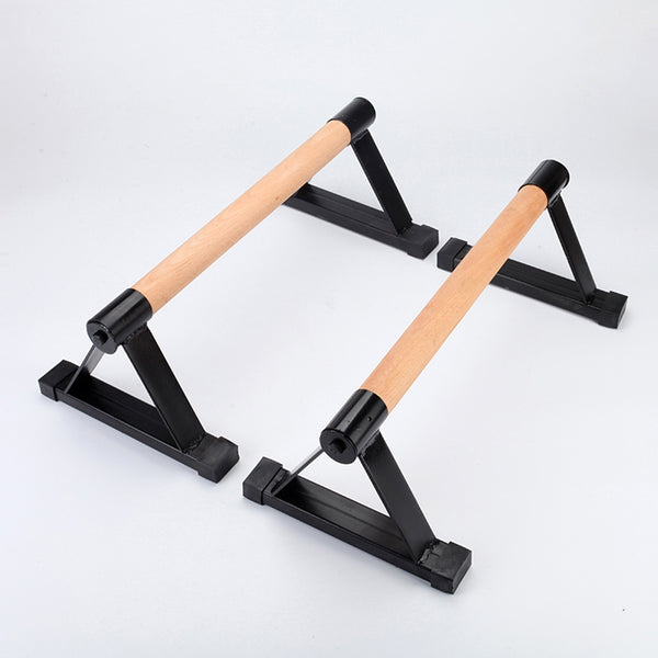  1 Pair Parallettes Set Push-up Parallel Bar Stretch Double Rod Stand Fitness