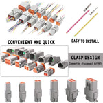 Au 1000 Pcs Deutsch Dt Connector Kit Contacts 1100Pcs Upgrade